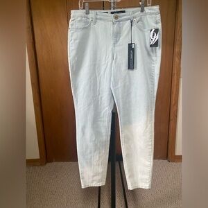 Nine West Cigarette Fit Skinny Leg Fit Light Blue Women's Jeans